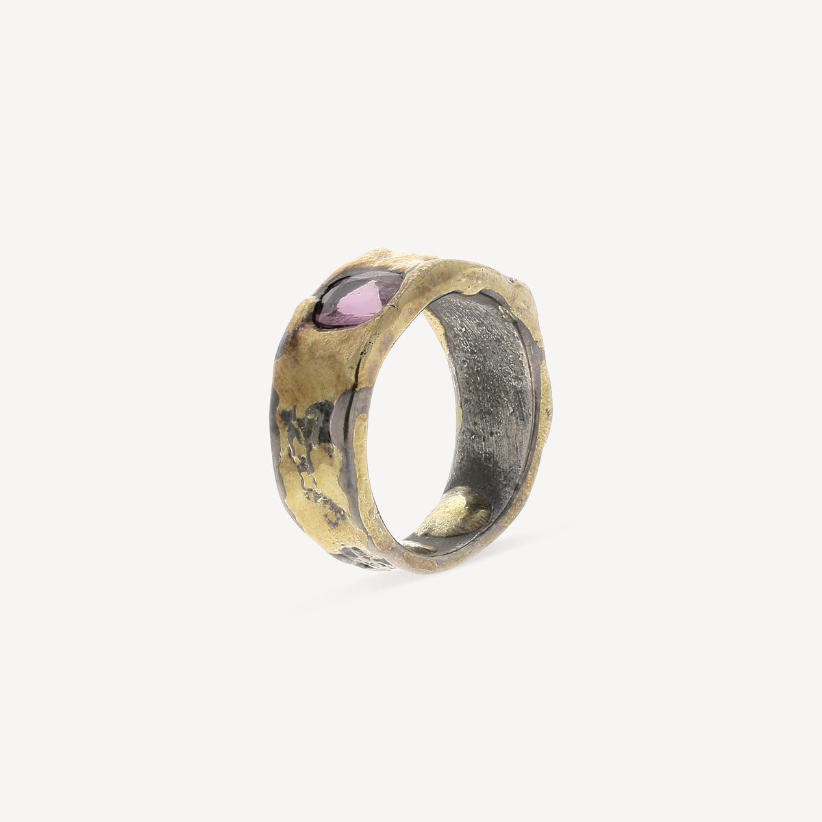 Bague Melted Saphir Rose
