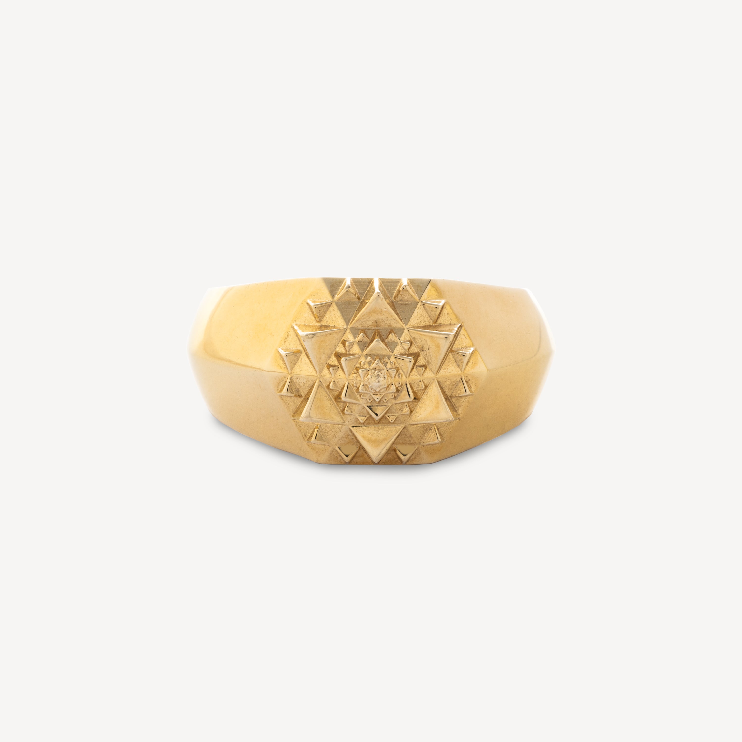 Heiliger Unisex-Ring aus 18 Karat Gold