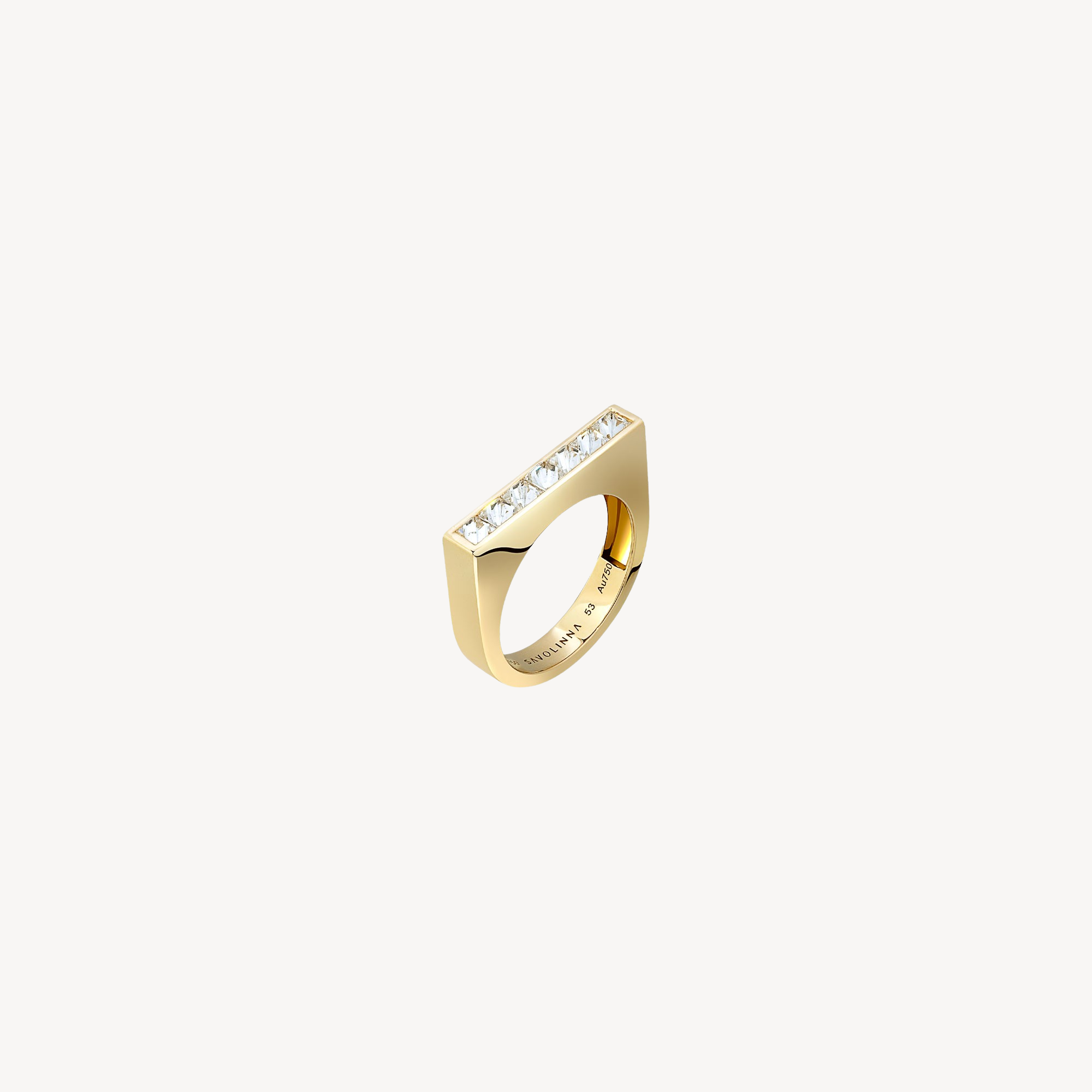 Square Spike Ring