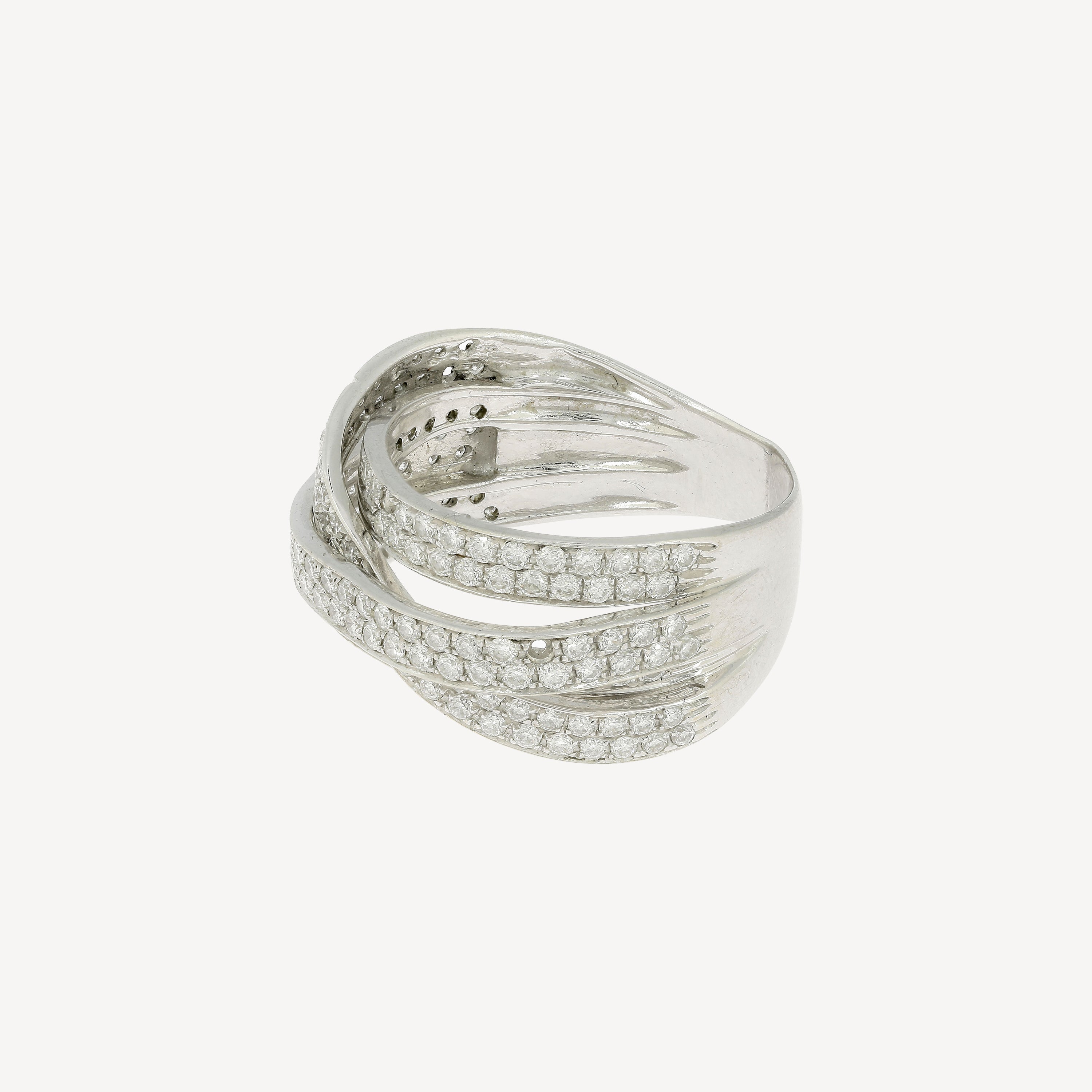 Bague Vintage Diamants Blancs