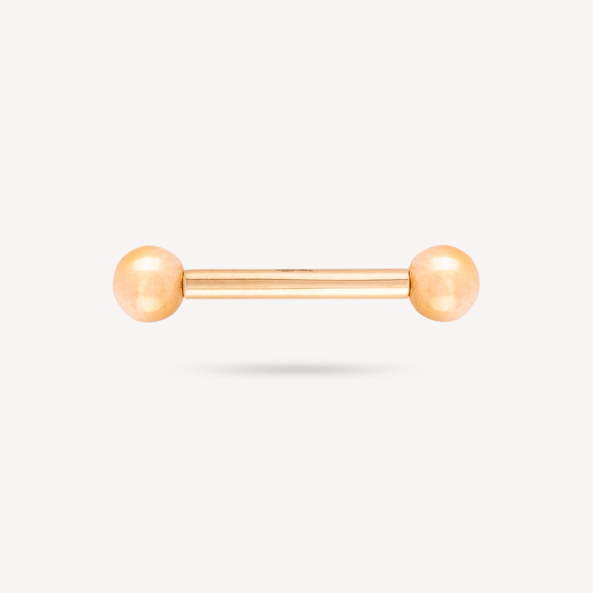 Barre Piercing 16mm Téton Or Rose