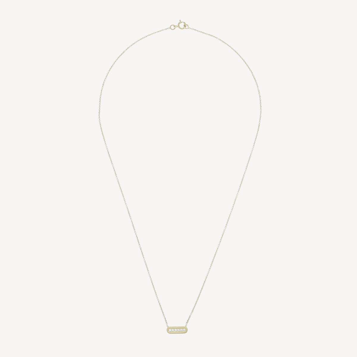 Collier Or Jaune et Diamants