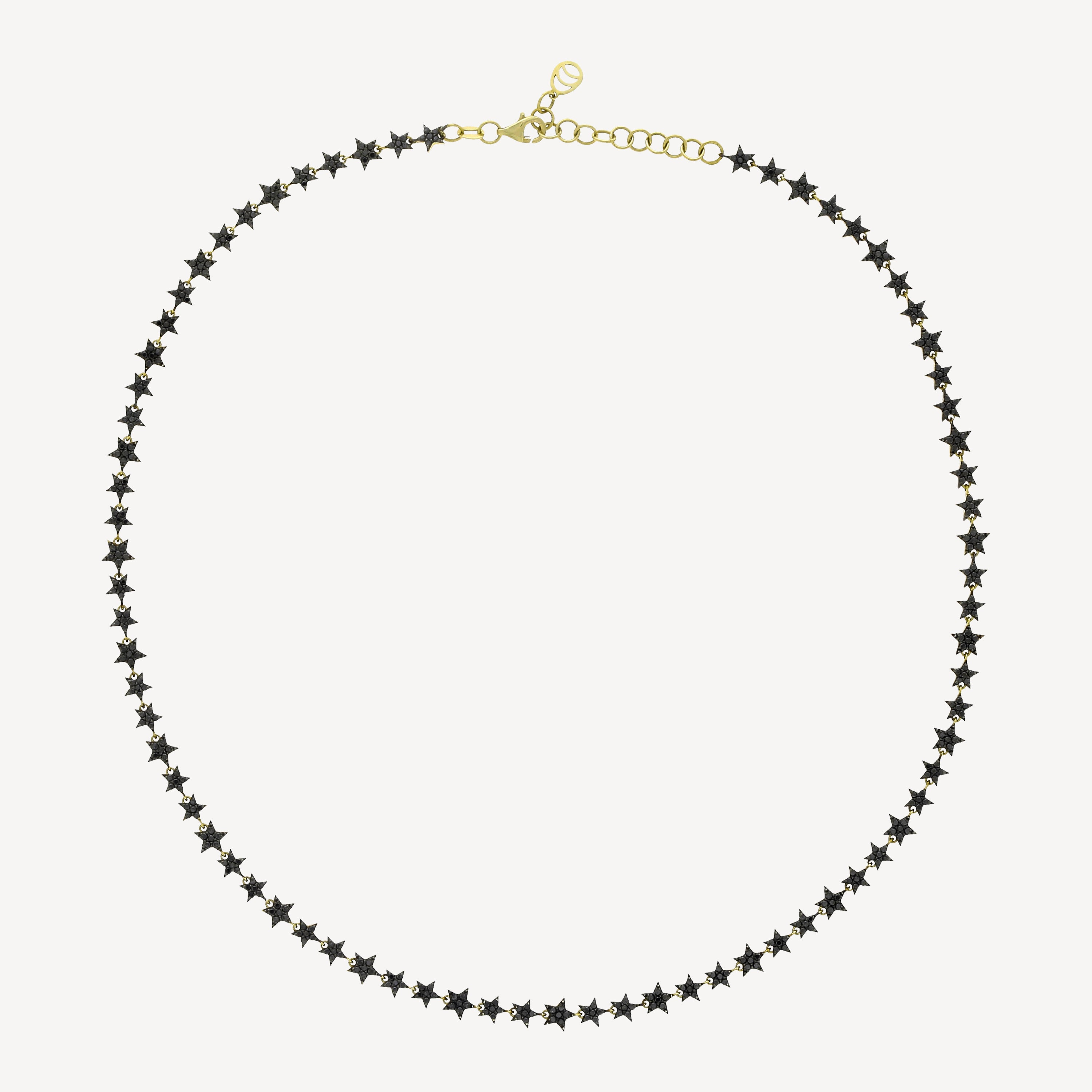 Black Diamonds Milky Way Necklace