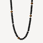 Collier Boho Brown Coral