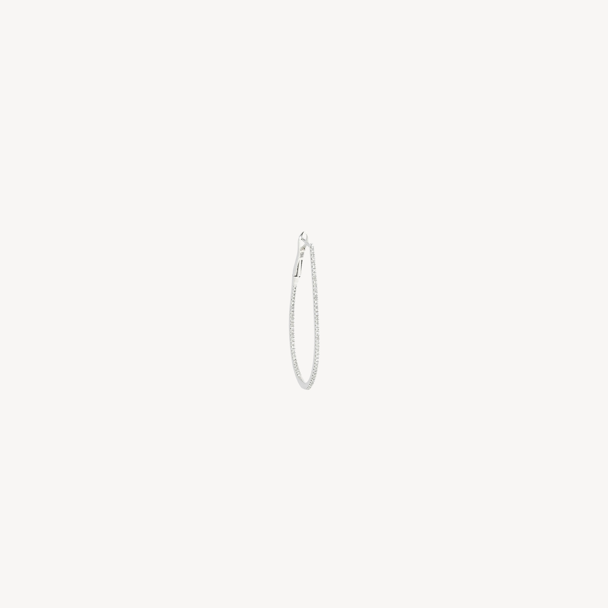 Boucle d'oreille 38mm Tear Drop