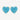 Boucles D'oreilles Heart Turquoise