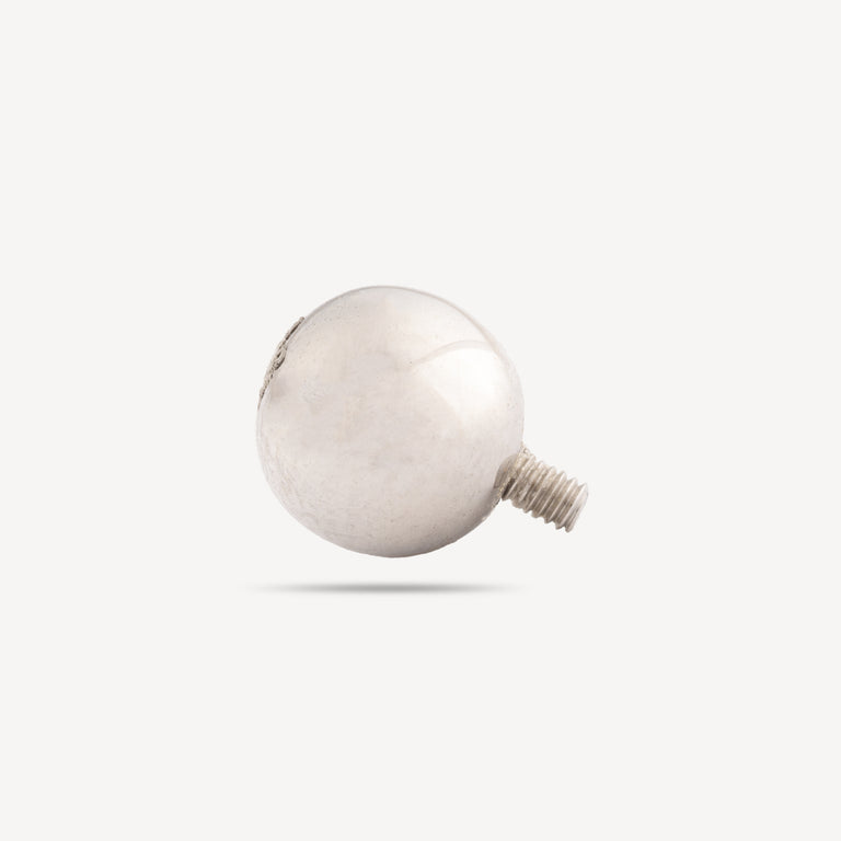 Piercing Boule Nombril 6mm Or Blanc