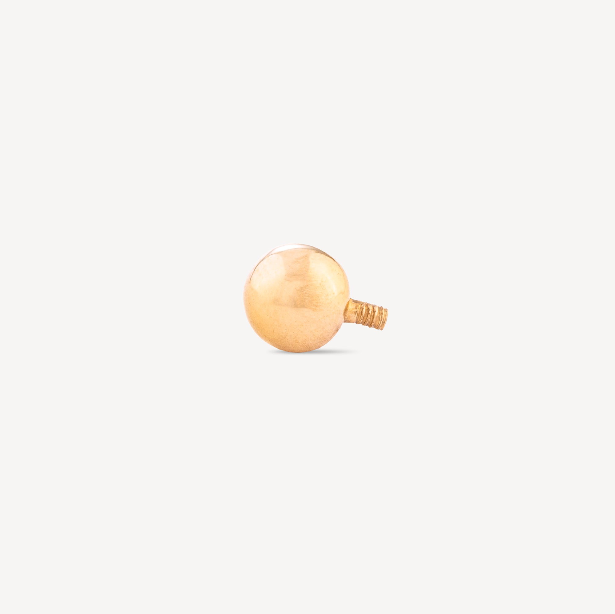 Navel Piercing Ball 4mm Rose Gold