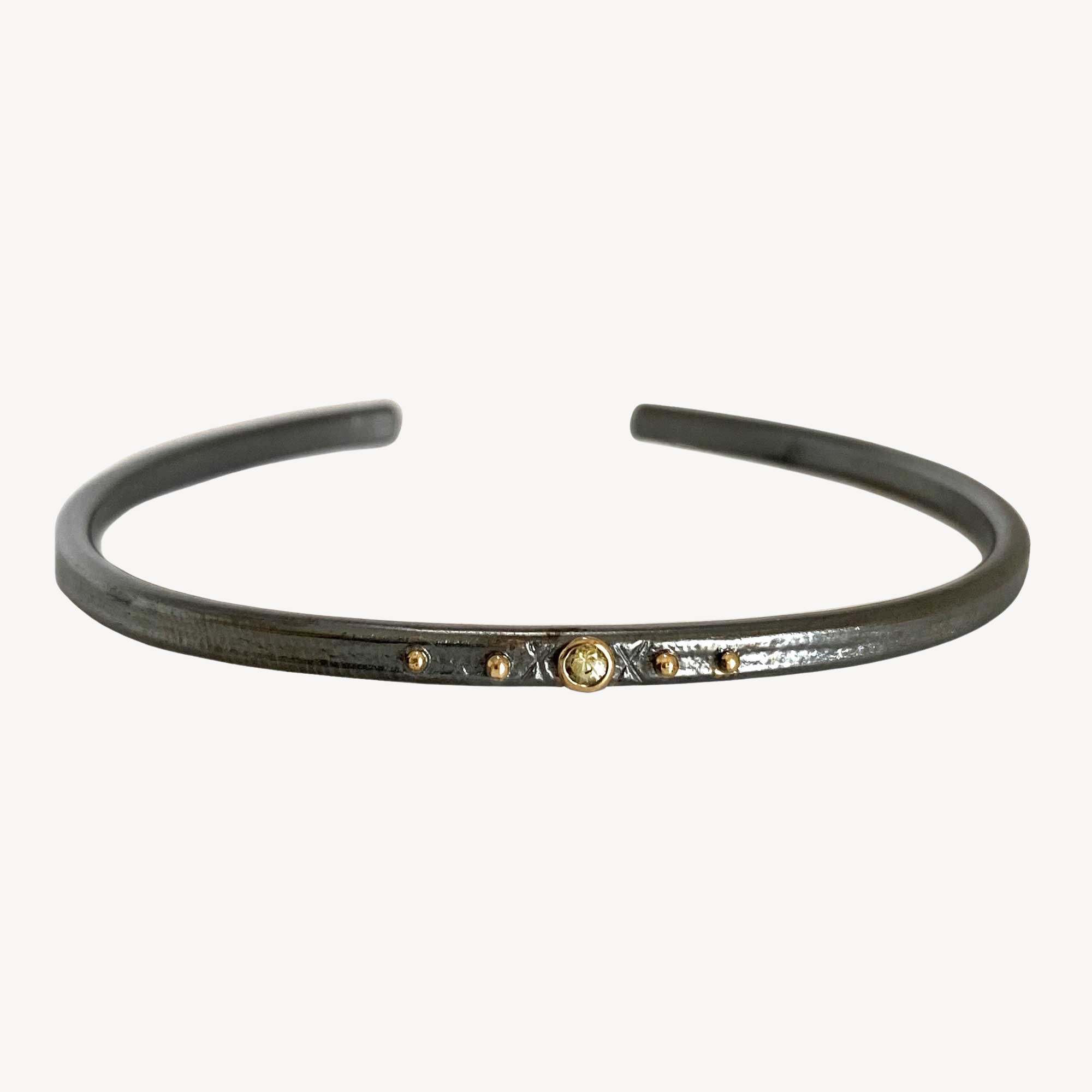 Bracelet Lace Slim Saphir Jaune