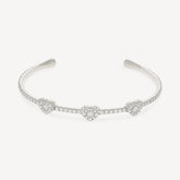 Bracelet Coeur Or Blanc