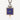 Lapis silver gold and diamond necklace