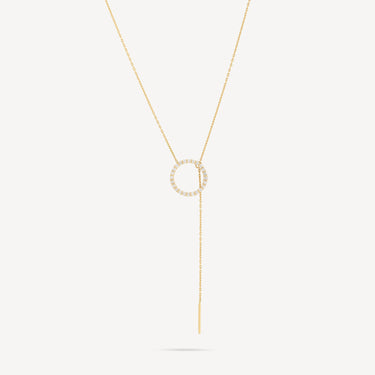 Laria Diamond Necklace Yellow Gold