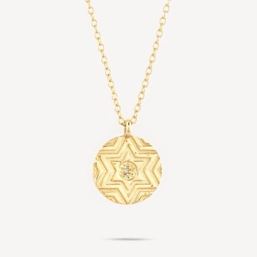 Collier Magen David Diamant
