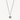 Petite Etoile Diamant-Halskette aus schwarzem Silber