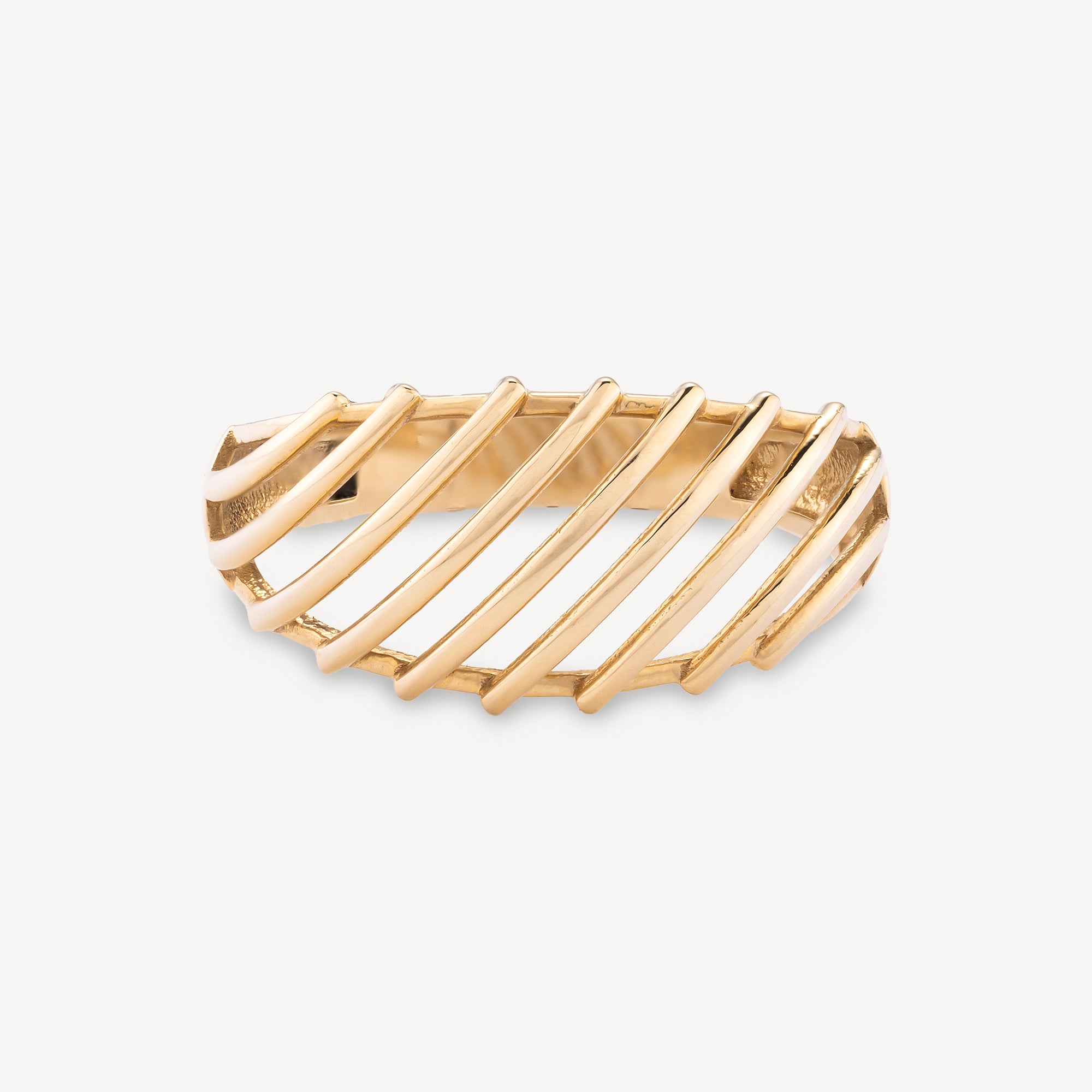 Gold Cage Ring