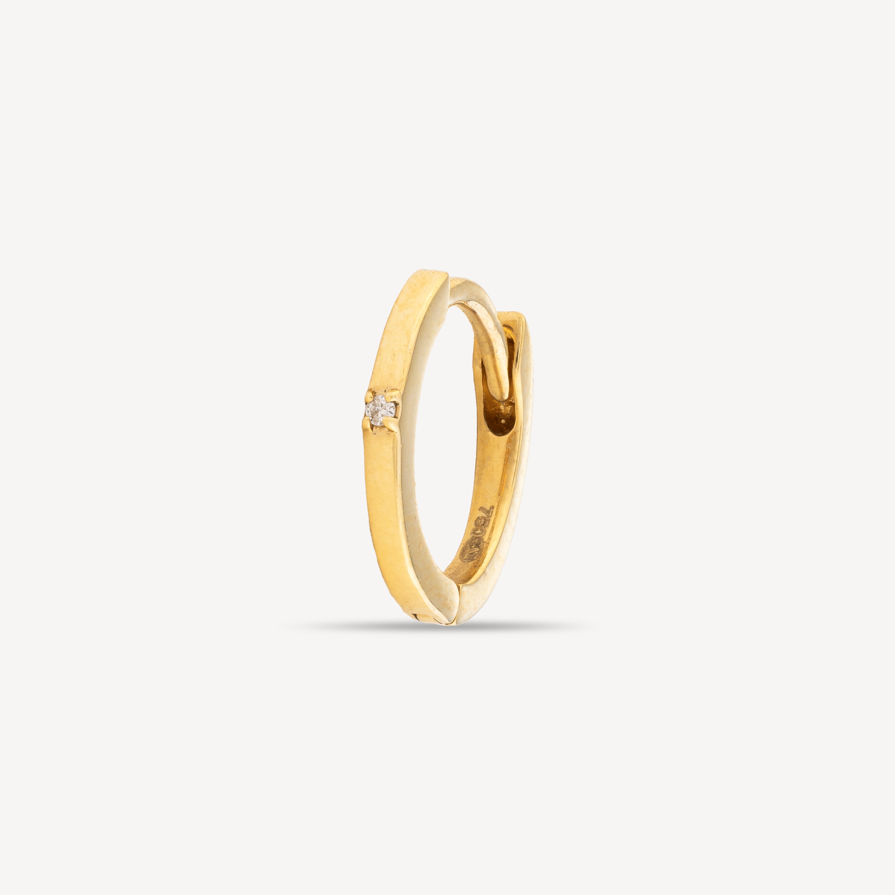 Creole 1 Diamond Yellow Gold