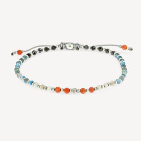 Kristallarmband mit rotem Muster