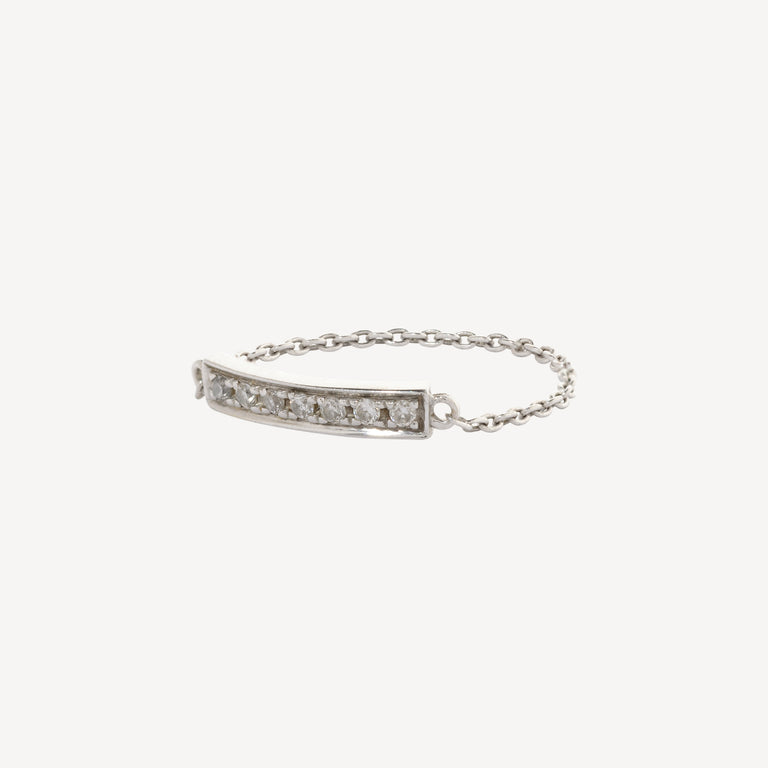 Bague Chaîne Bar
