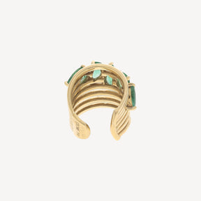 Earcuff Cluster Emeraude