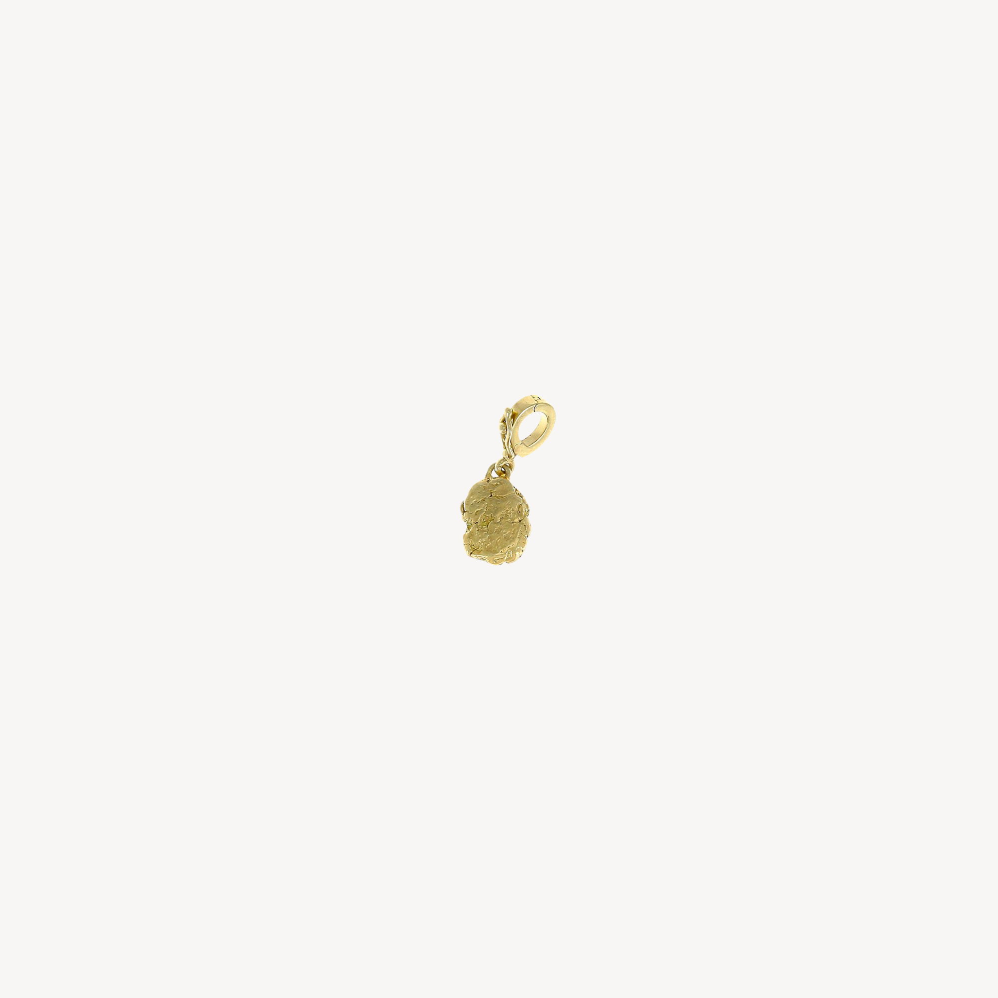 Emerald Scattered Small Gold Nugget Charm