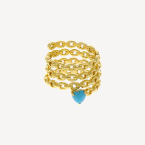 Bague Endless Turquoise Chain