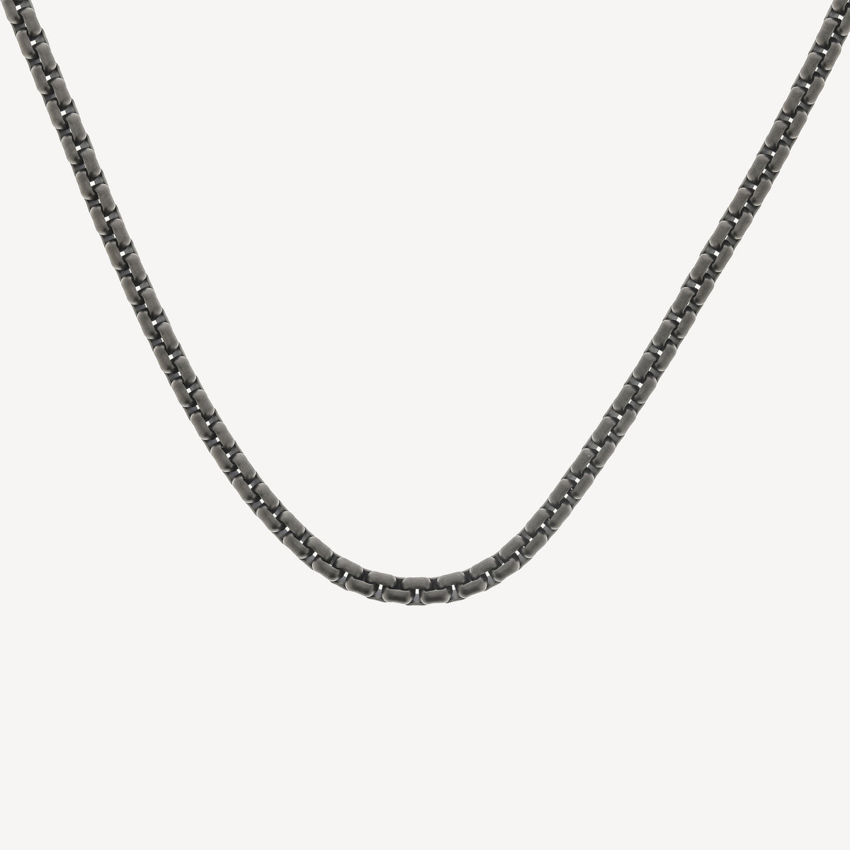 Garnett Silver Chain with Rose Gold Clasp