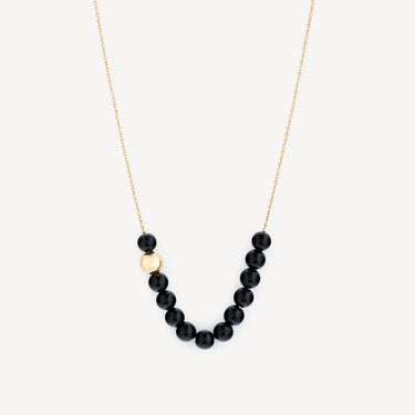 Obsidian Bead Georgia Necklace