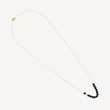 Obsidian Bead Georgia Necklace
