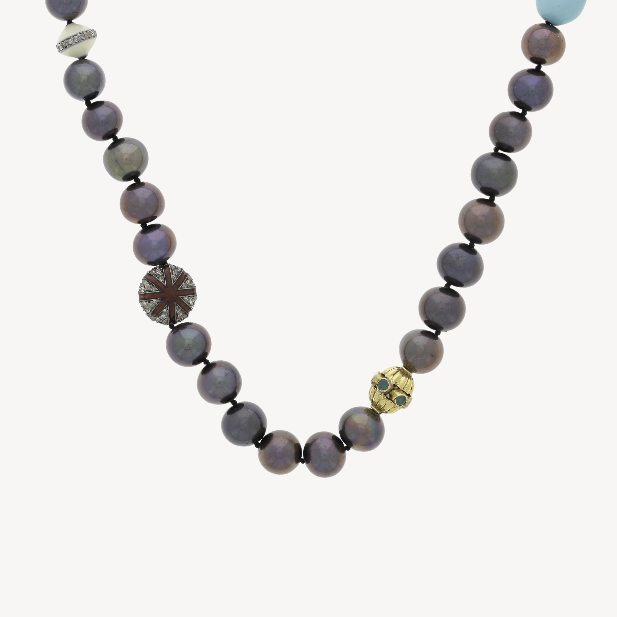 Kugel-Perlen-Halskette Perle
