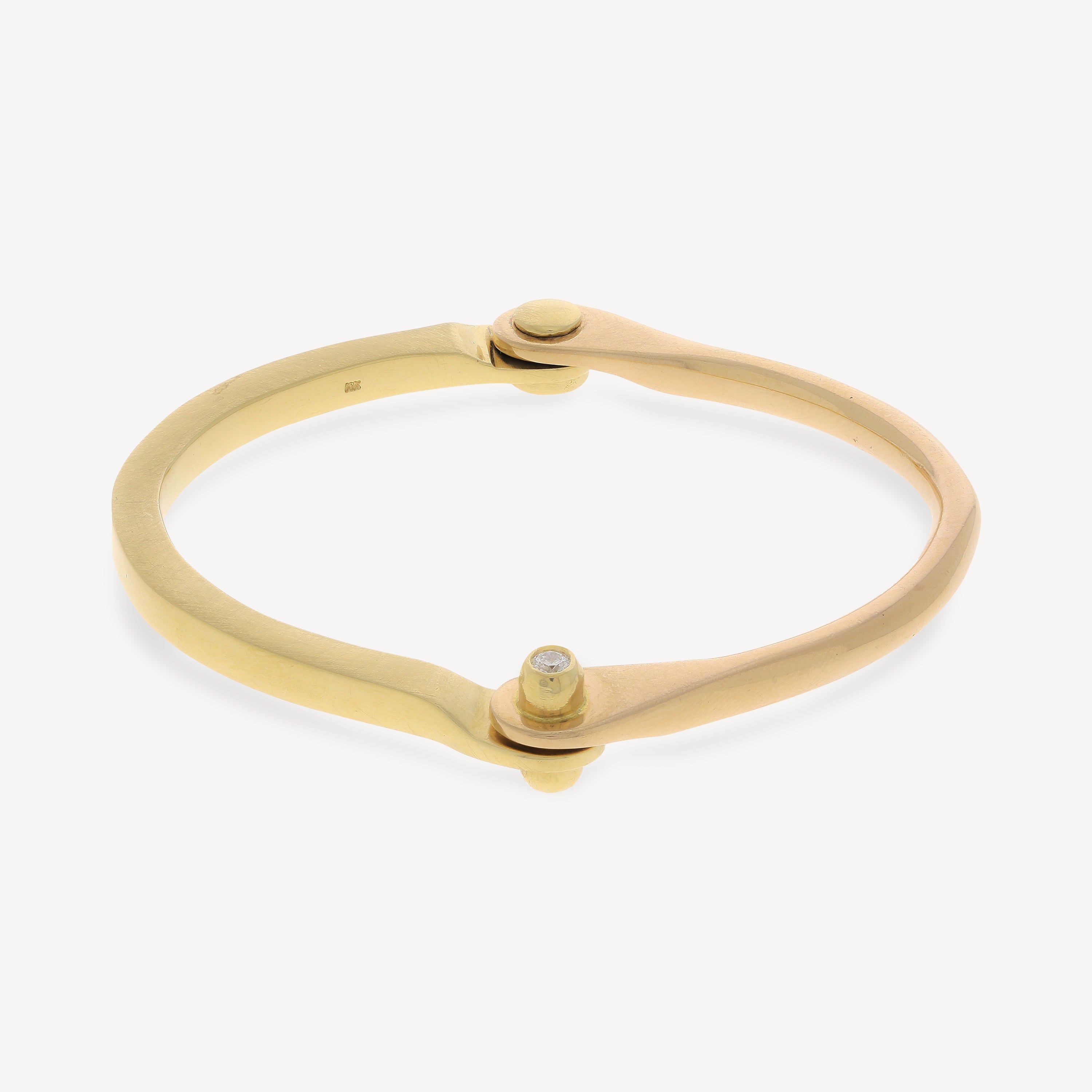 Gold-Ohrstecker-Armband