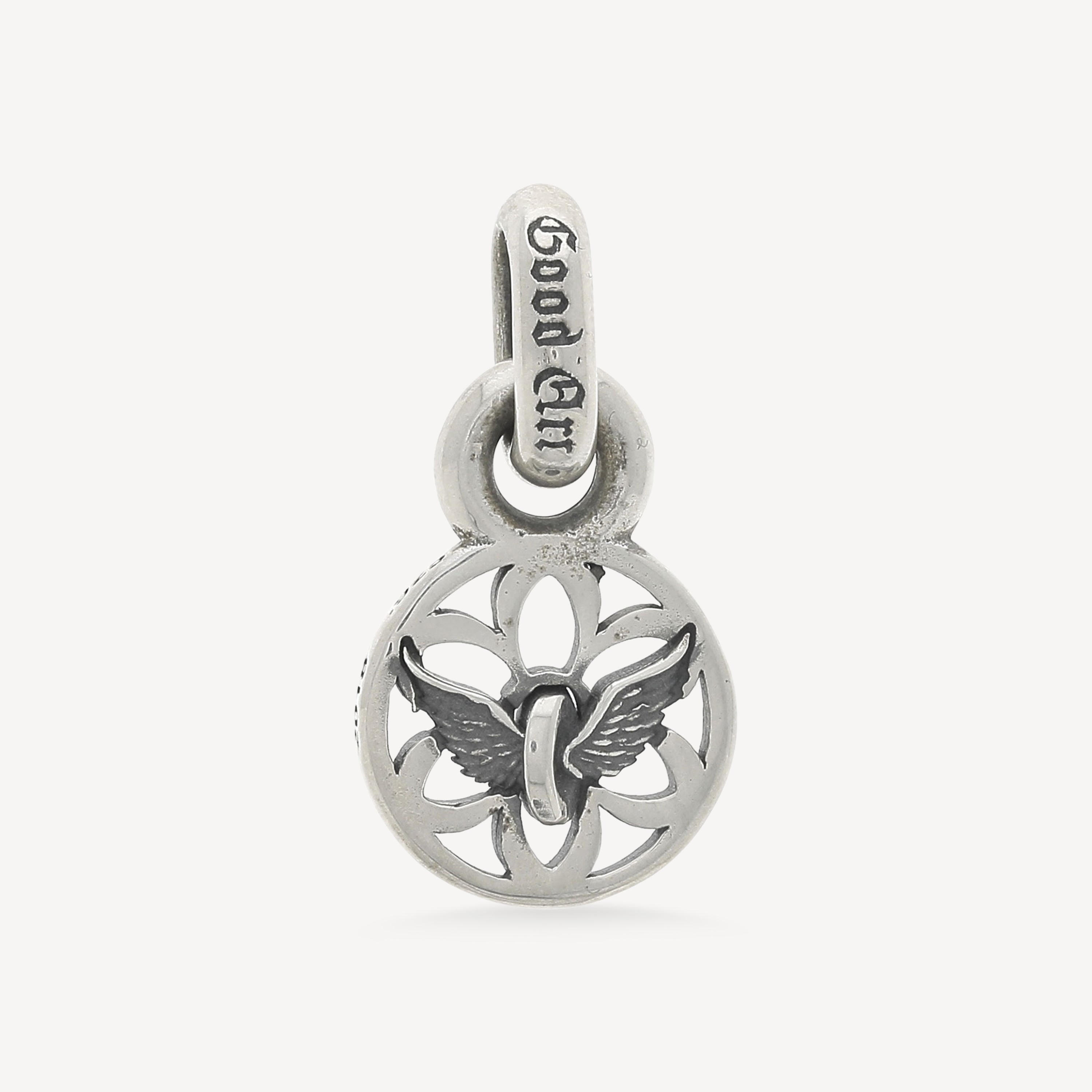 Road Way Wheel and Wings Pendant