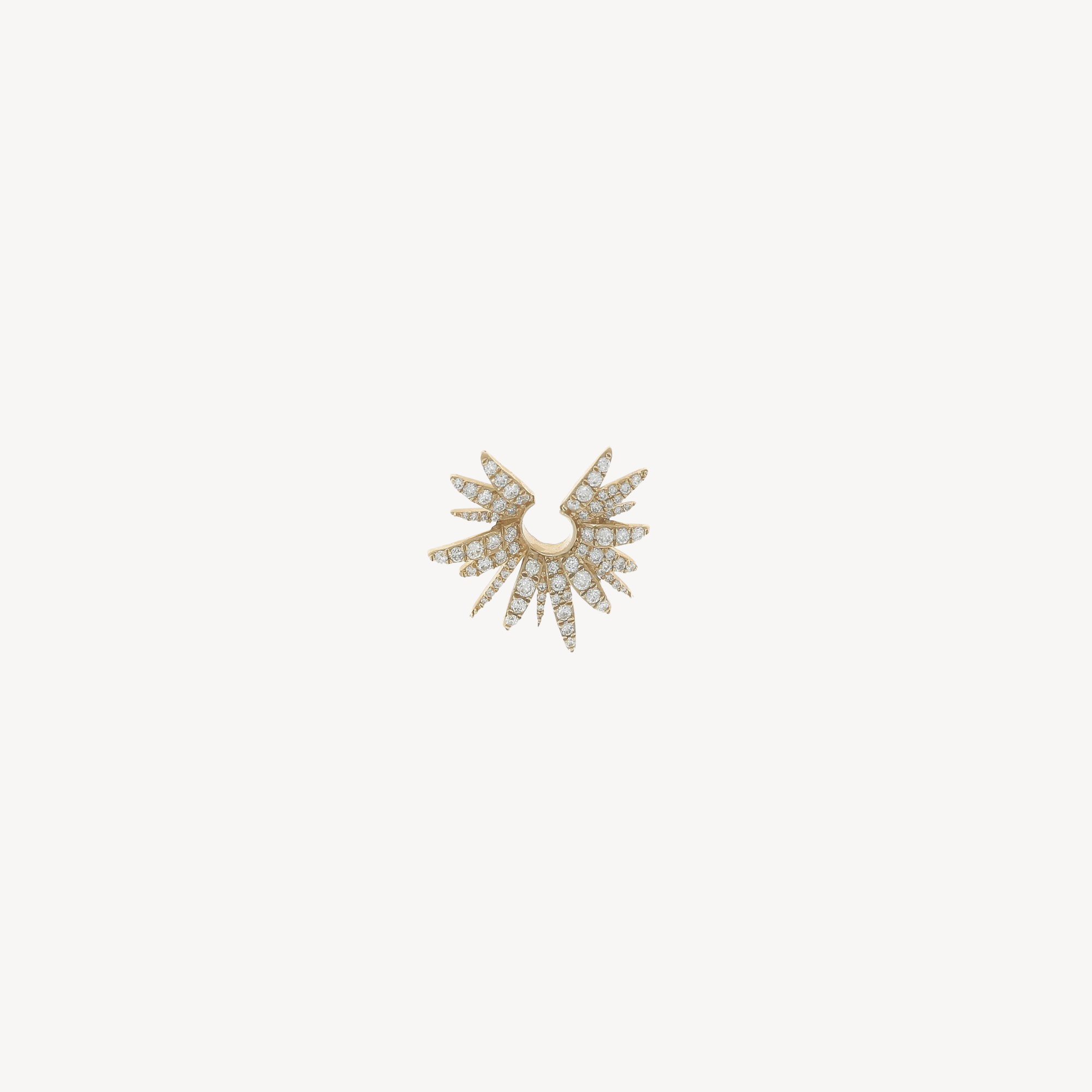 Hera-Kreis-Diamant-Ohrring aus Roségold