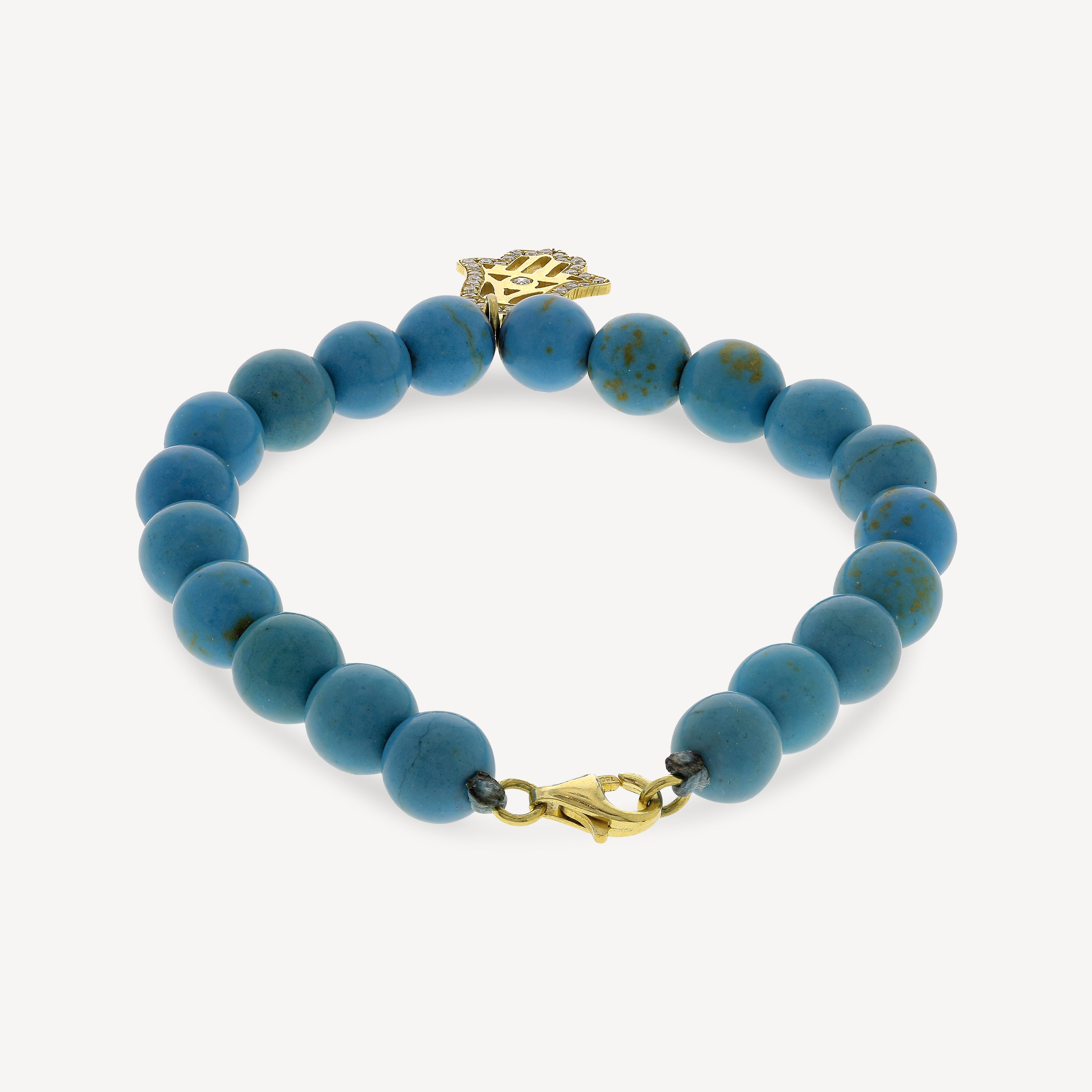 Turquoise Bracelet Hand of Fatma