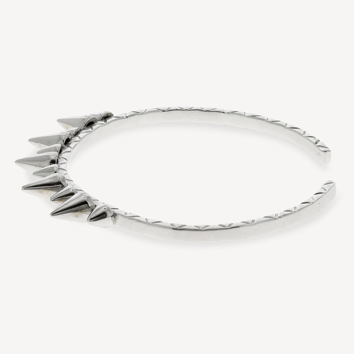 Silver Spike Bracelet