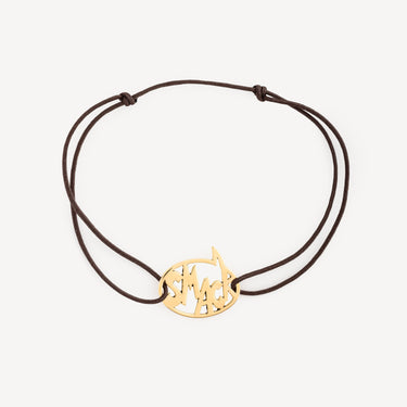 Smack-Armband aus Gelbgold