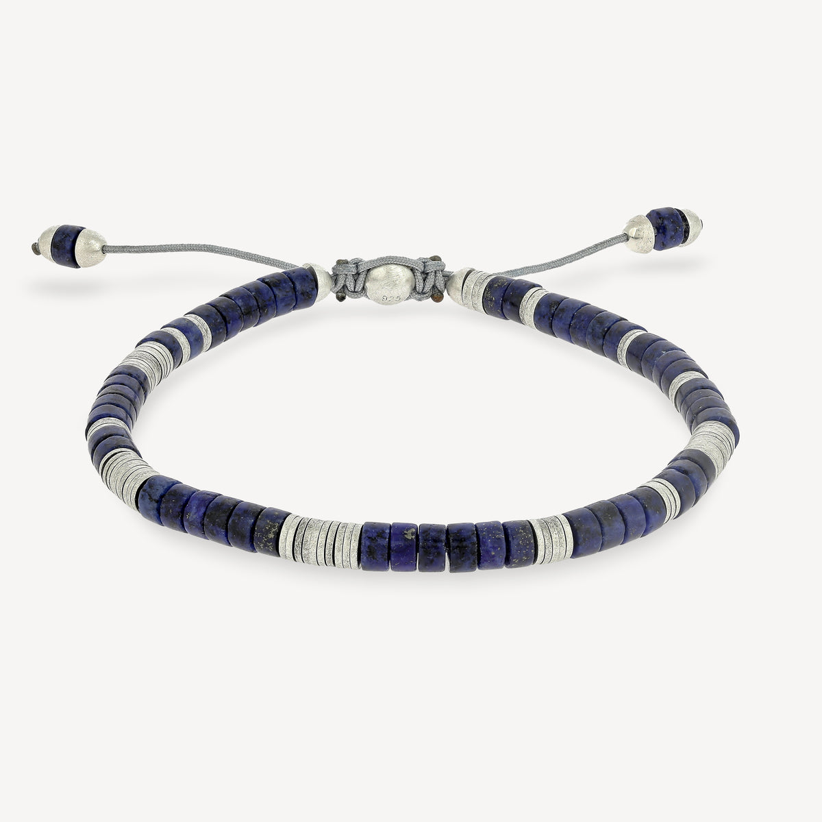 Lazuli Bracelet Silver Lapis Gemstone