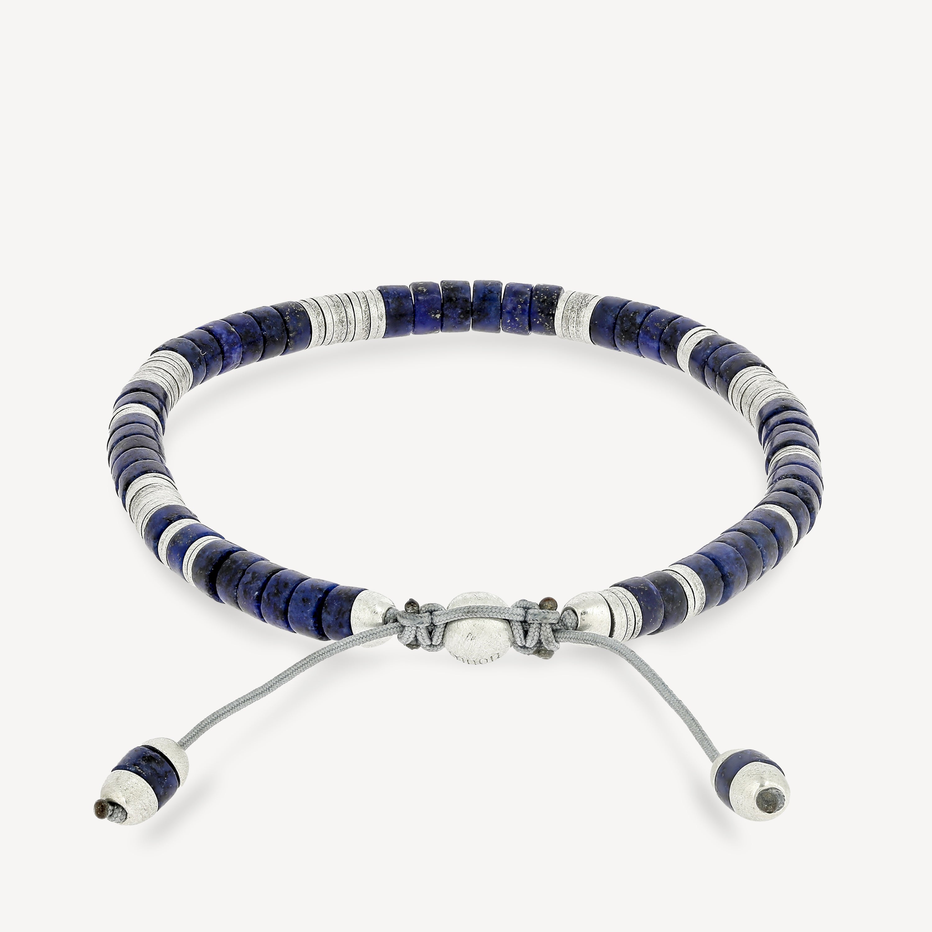 Lazuli-Armband, Silber, Lapis-Edelstein