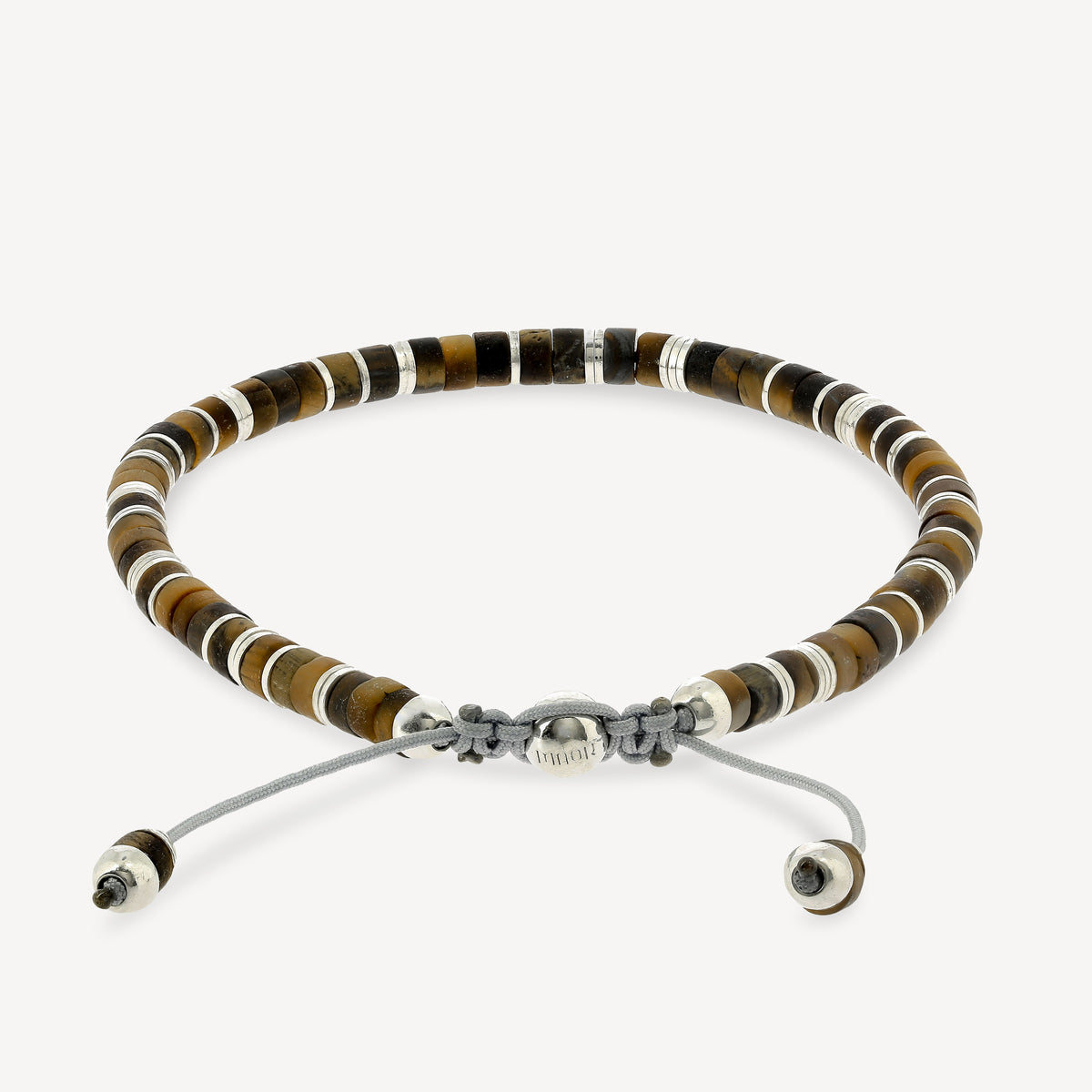Lazuli Bracelet Silver Tiger Eye Gemstone