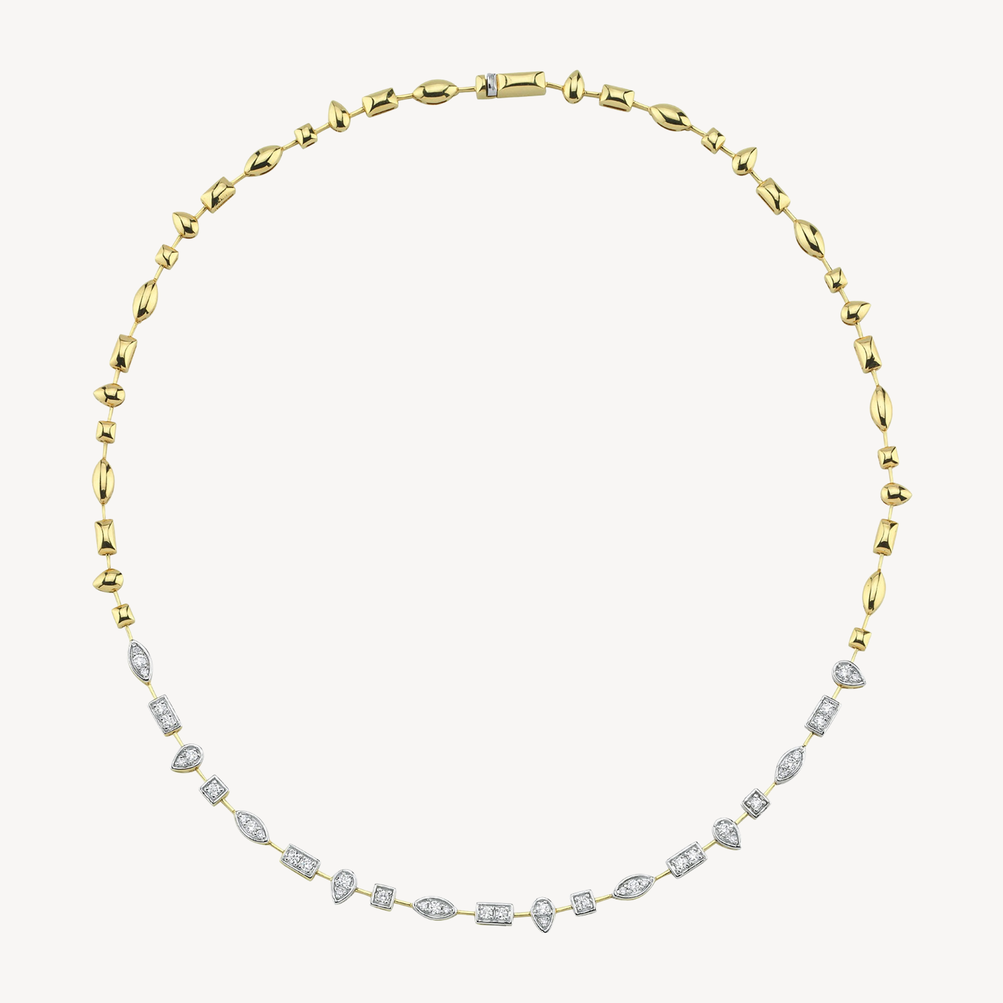 Luna-Diamant-Halskette