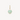 Boucle d'oreille Mini Mila Coeur Email Turquoise