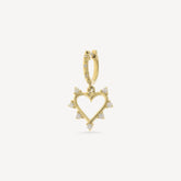 Boucle d'oreille Mini Open Heart