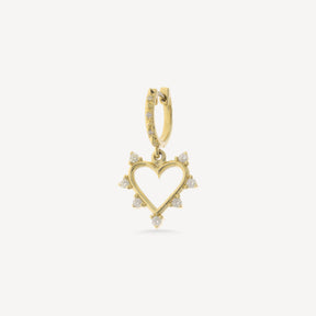 Boucle d'oreille Mini Open Heart
