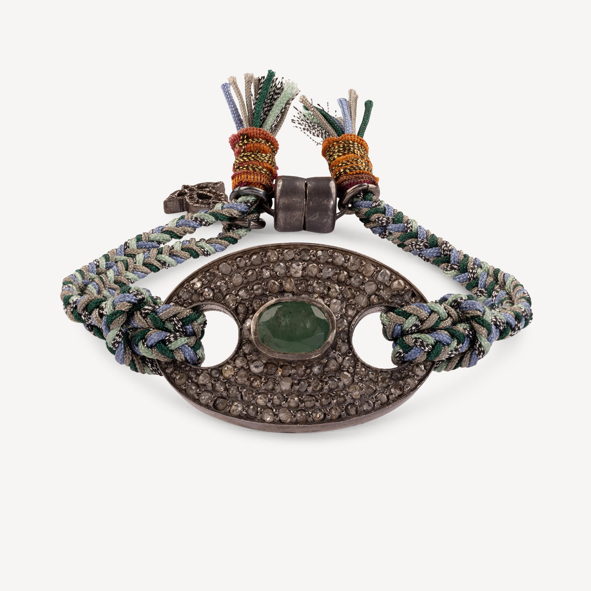 Ein Smaragd-Verschlussarmband