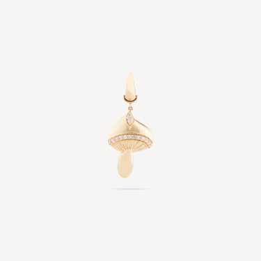 Magic Mushroom Diamond Pendant