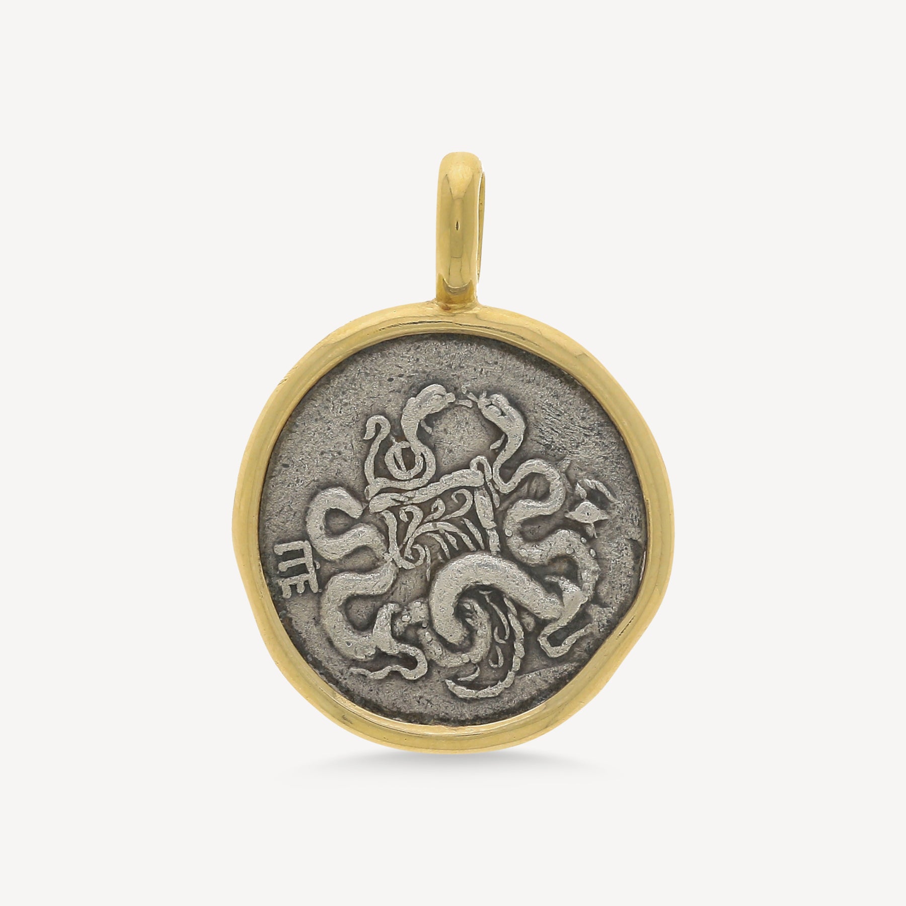 Cista Mystica Snake Coin Pendant