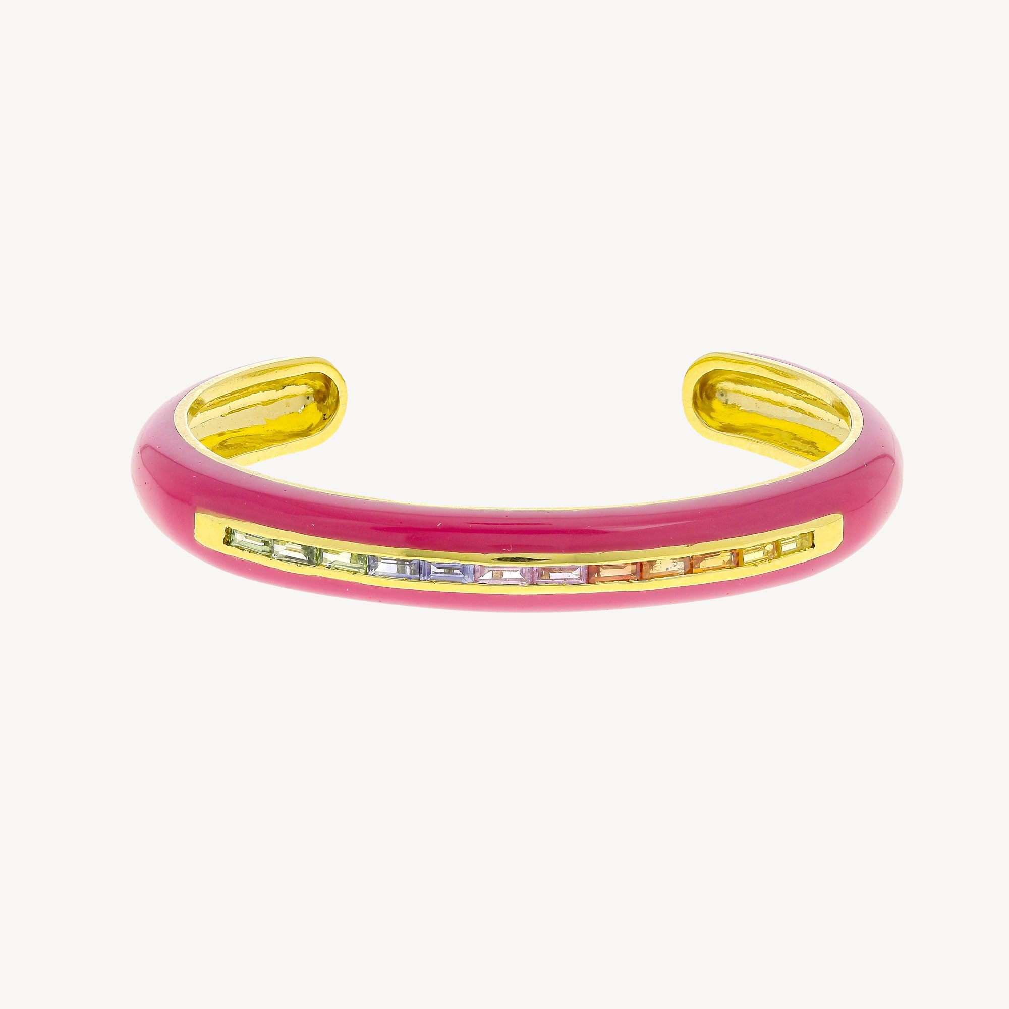 Rosa Regenbogen-Burst-Armband