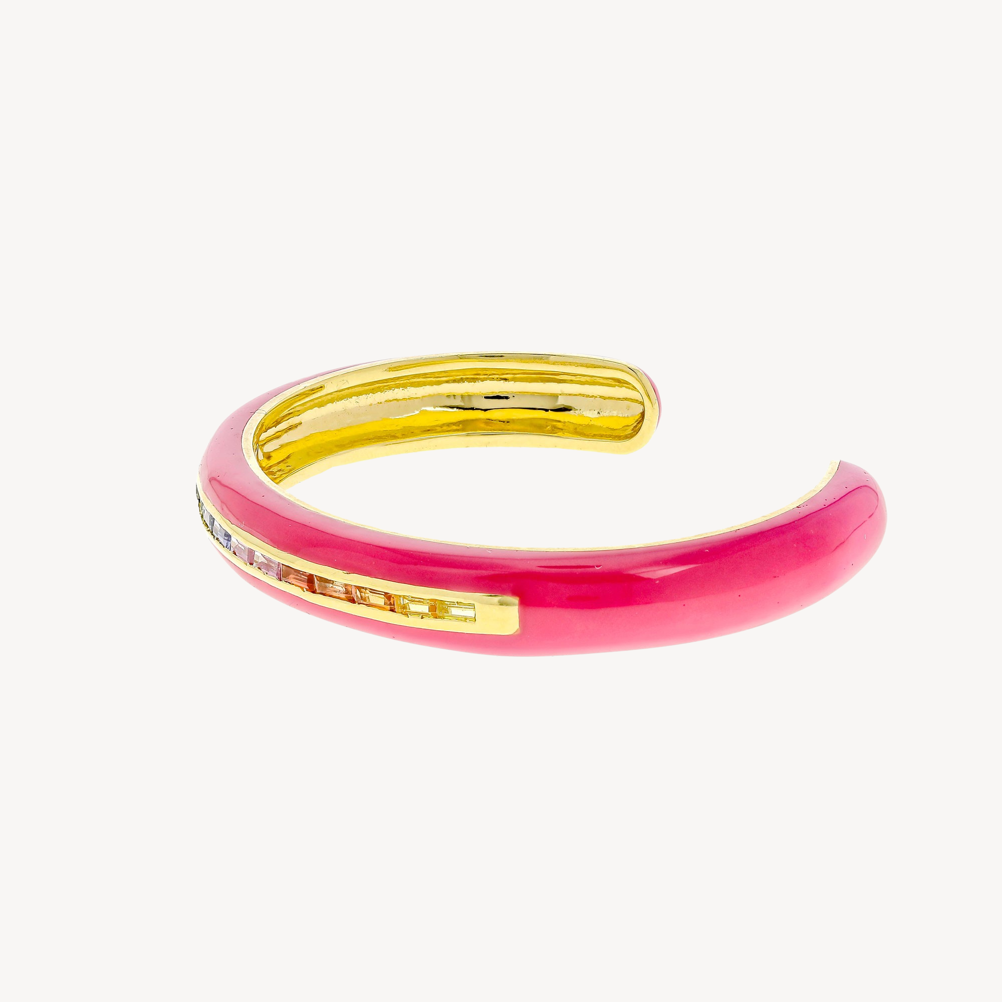 Rosa Regenbogen-Burst-Armband