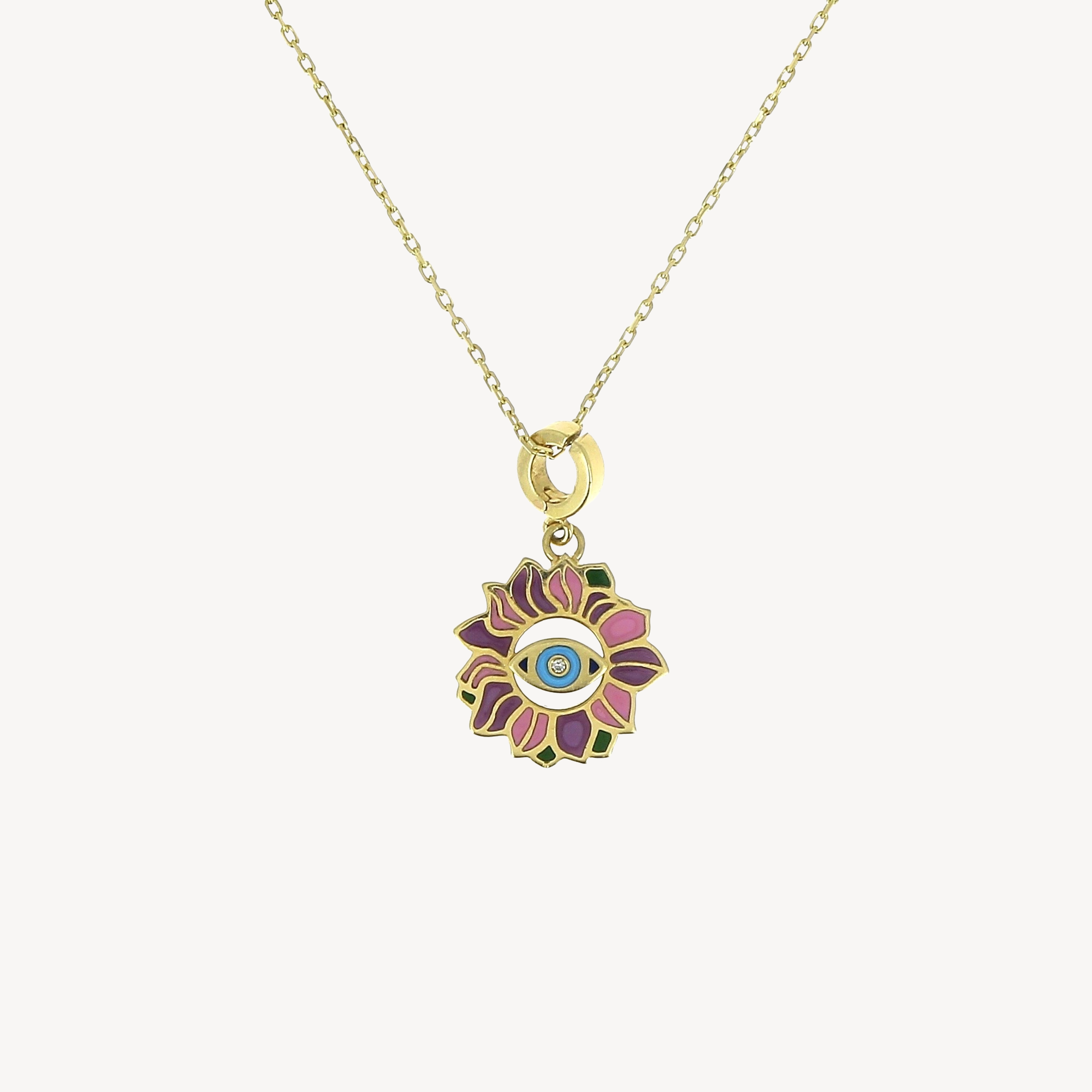 Rich Kitsch Blossoming Eye Necklace
