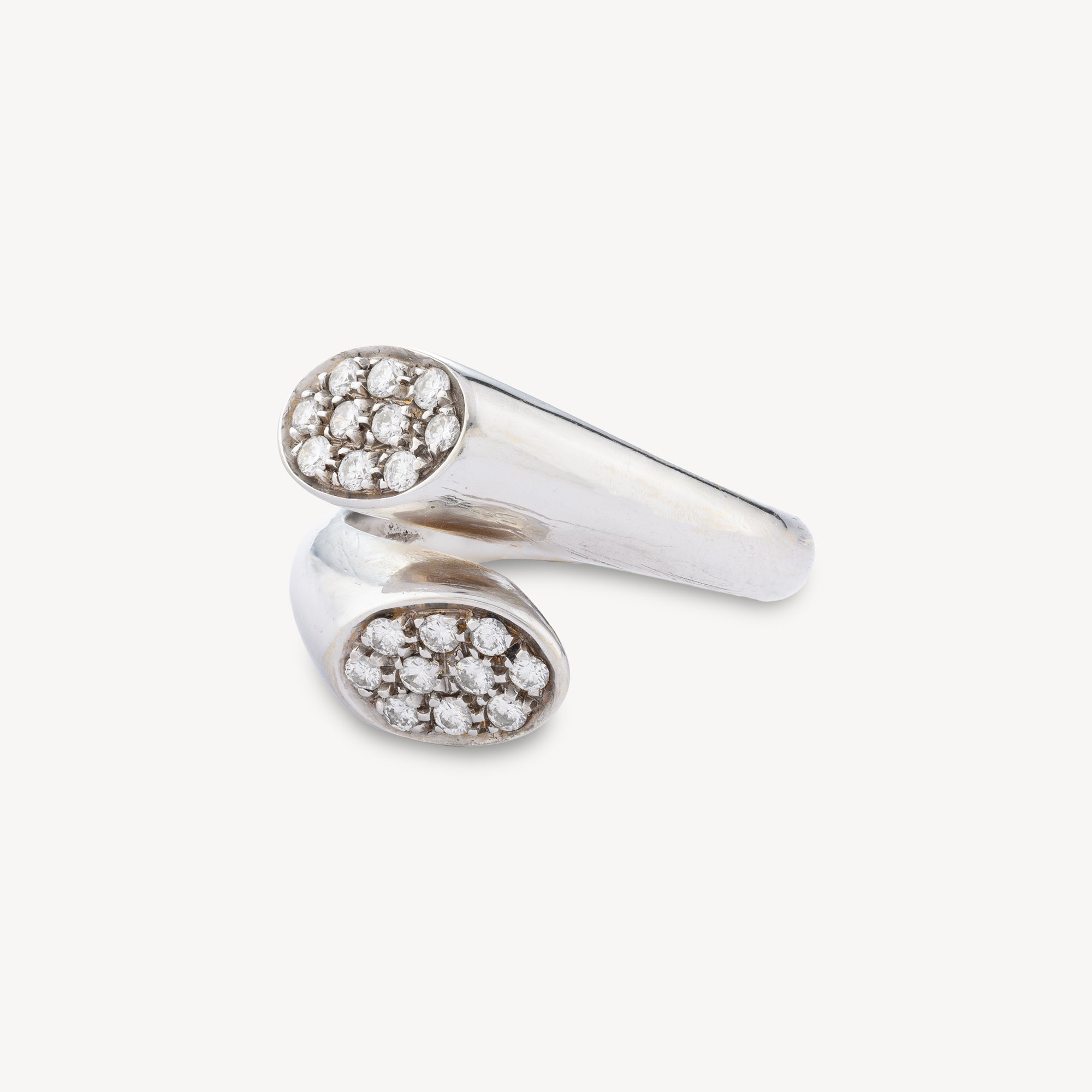 Toi &amp; Moi Ring White Gold