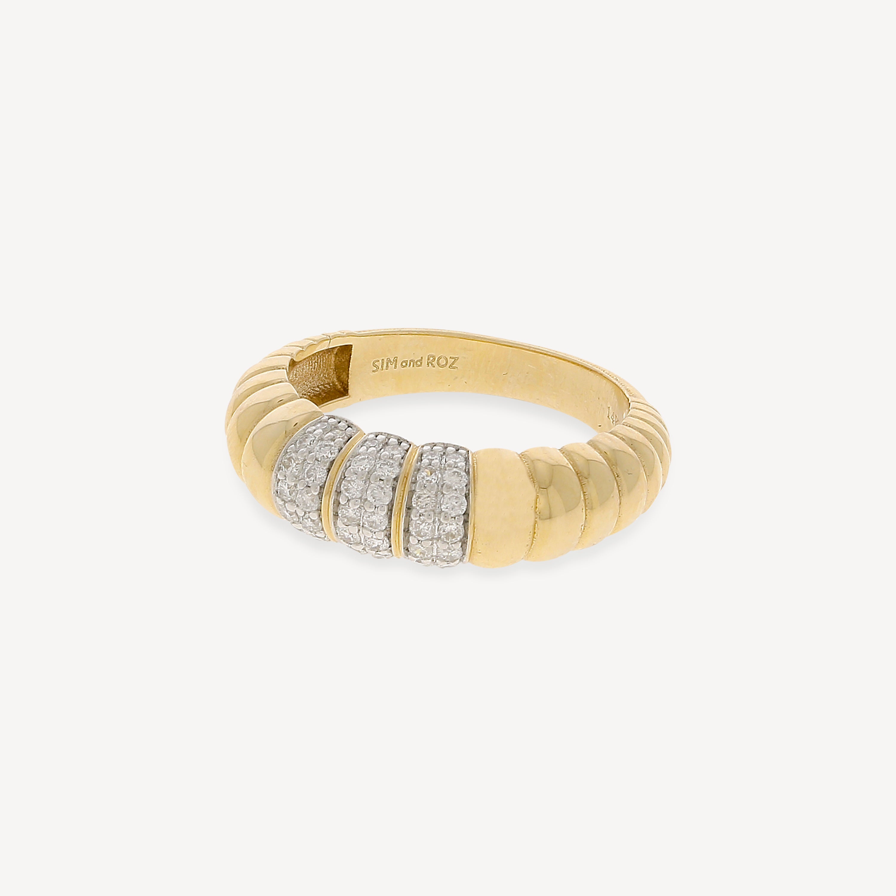 Diamant-Morphos-Ring aus Roségold